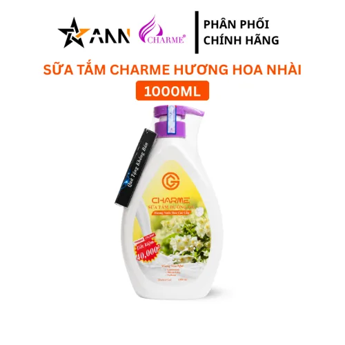 Sữa Tắm Charme Hương Hoa Nhài - Sữa Tắm Hương Nước Hoa Charme Miracle 1 Lít