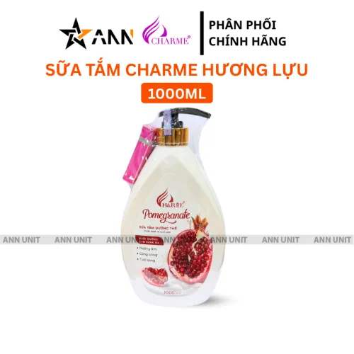 Bảng giá sỉ sữa Tắm Charme Hương Lựu - Sữa Tắm Hương Nước Hoa Charme Pomegranate 1 Lít