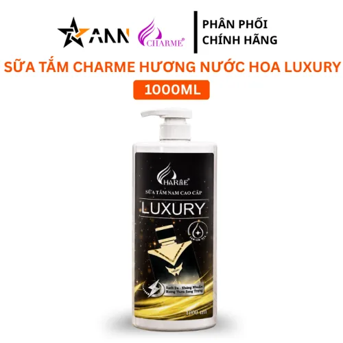 Sữa Tắm Charme Hương Nước Hoa Luxury 1000ml - Sữa Tắm Nam Cao Cấp