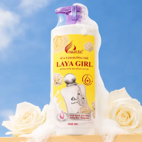 Sữa Tắm Dưỡng Thể Charme Laya Girl 1000ml - Sữa Tắm Hương Nước Hoa Pháp Cao Cấp Charme