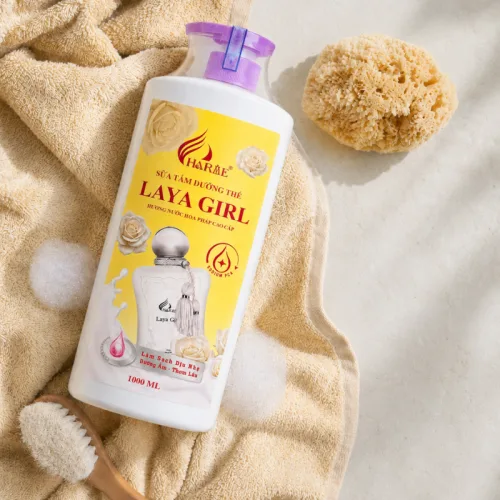 Sữa Tắm Dưỡng Thể Charme Laya Girl 1000ml - Sữa Tắm Hương Nước Hoa Pháp Cao Cấp Charme