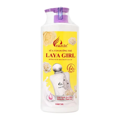 Sữa Tắm Dưỡng Thể Charme Laya Girl 1000ml - Sữa Tắm Hương Nước Hoa Pháp Cao Cấp Charme