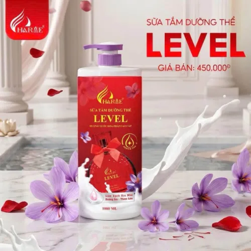 Sữa Tắm Dưỡng Thể Charme Level 1000ml - Sữa Tắm Hương Nước Hoa Pháp Cao Cấp Charme