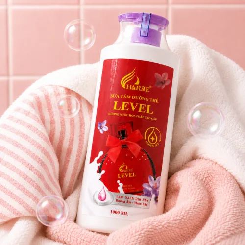 Sữa Tắm Dưỡng Thể Charme Level 1000ml - Sữa Tắm Hương Nước Hoa Pháp Cao Cấp Charme