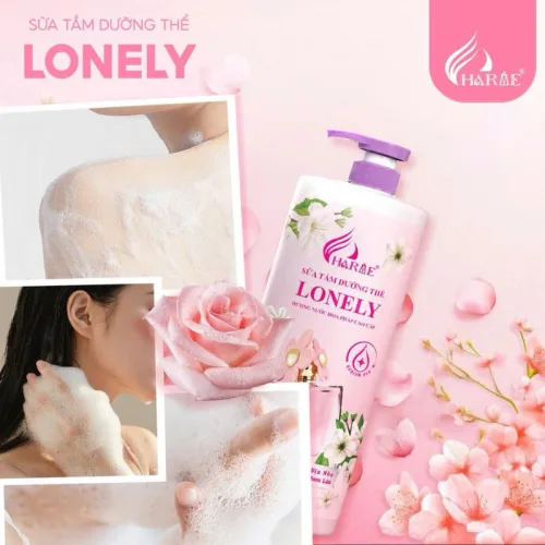 Sữa Tắm Dưỡng Thể Charme Lonely 1000ml - Sữa Tắm Hương Nước Hoa Pháp Cao Cấp Charme
