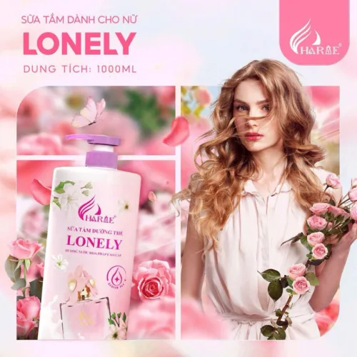Sữa Tắm Dưỡng Thể Charme Lonely 1000ml - Sữa Tắm Hương Nước Hoa Pháp Cao Cấp Charme
