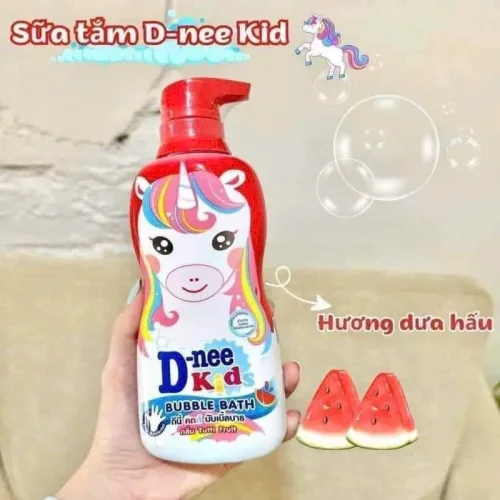Phân phối sữa Tắm Gội Toàn Thân Cho Bé Dnee Kid Thái Lan Màu Đỏ 400ml hương dưa hấu hình con ngựa