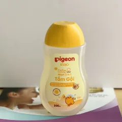 Sỉ sữa Tắm Gội Toàn Thân Cho Bé Hương Hoa Hướng Dương Pigeon 200ml