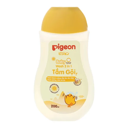 Hình ảnh Sữa Tắm Gội Toàn Thân Cho Bé Hương Hoa Hướng Dương Pigeon 200ml trong bộ sưu tập mỹ phẩm pigeon