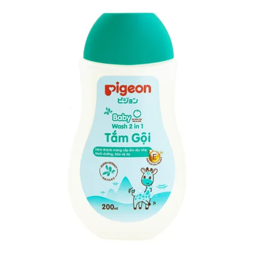 Sữa Tắm Gội Toàn Thân Cho Bé Hương Jojoba Pigeon 200ml phù hợp để tham khảo khi chọn mỹ phẩm pigeon