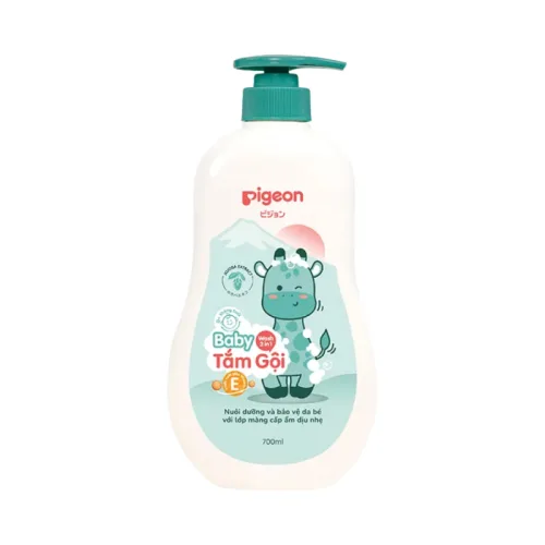 Sữa Tắm Gội Toàn Thân Cho Bé Hương Jojoba Pigeon 700ml – một lựa chọn đáng tham khảo trong mỹ phẩm pigeon