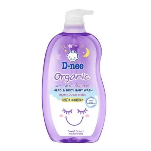 Sỉ sữa Tắm Gội Toàn Thân Cho Bé Sơ Sinh Dnee Organic Màu Tím 380ml