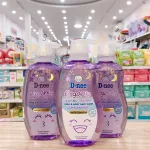 Sỉ sữa Tắm Gội Toàn Thân Cho Bé Sơ Sinh Dnee Organic Màu Tím 380ml