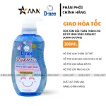 Sữa Tắm Gội Toàn Thân Cho Bé Sơ Sinh Dnee Organic Màu Xanh Dương 380ml