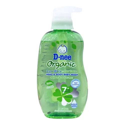 Hình ảnh Sữa Tắm Gội Toàn Thân Cho Bé Dnee Organic Màu Xanh Lá 380ml trong bộ sưu tập mỹ phẩm dnee organic