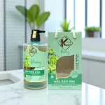 Bảng giá sỉ sữa Tắm Kina Hương Nước Hoa Mẫu Đơn 900ml - Hỗ Trợ Cấp Ẩm Dưỡng Sáng Da Mịn Màng - Tặng Kèm 1 Bông Tắm
