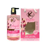 Phân phối sữa Tắm Kina Hương Nước Hoa Mộc Lan 900ml - Hỗ Trợ Cấp Ẩm Dưỡng Sáng Da Mịn Màng - Tặng Kèm 1 Bông Tắm