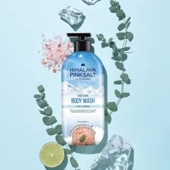 Sữa Tắm Muối Hồng Himalaya Pink Cool &amp; Freeze Làm Sạch Dưỡng Ẩm 500g