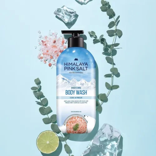 Sữa tắm Himalaya Pink Cool & Freeze muối hồng 500g