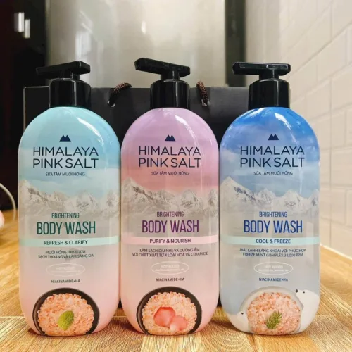 Sữa Tắm Muối Hồng Himalaya Pink Salt Refresh & Clarify Làm Sạch Dưỡng Ẩm 500g