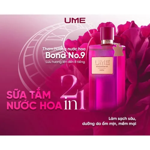 Sữa tắm nước hoa UME Perfume Shower Gel hương Bond No.9 250ml