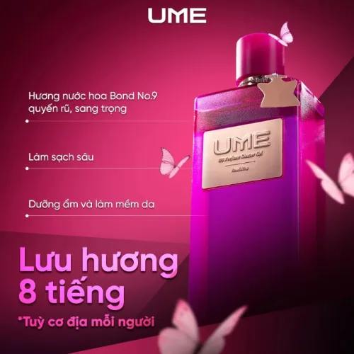 Sữa tắm nước hoa UME Perfume Shower Gel hương Bond No.9 250ml