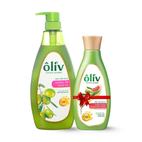 Hình ảnh Sữa Tắm Ôliu Ôliv 3x Dưỡng Ẩm 650ml Hồng - Tặng Dầu Gội Ôliu Giúp Giảm Gãy Rụng Tóc trong bộ sưu tập mỹ phẩm ôliv