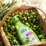 Sữa tắm Ôliv Ôliu dưỡng ẩm 3X màu hồng 650ml, kèm dầu gội Ôliu