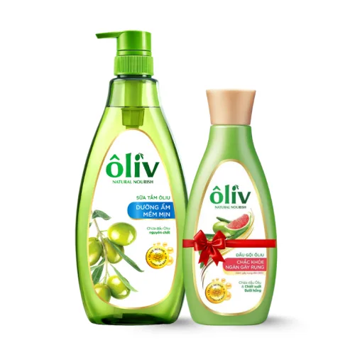 Sữa Tắm Ôliu Ôliv 3x Dưỡng Ẩm 650ml Xanh Dương - Tặng Dầu Gội Ôliu Giúp Giảm Gãy Rụng Tóc phù hợp để tham khảo khi chọn mỹ phẩm ôliv