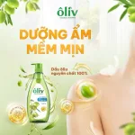 Sữa tắm Ôliv 3X dưỡng ẩm 650ml xanh dương, kèm dầu gội Ôliu