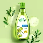 Sữa tắm Ôliv 3X dưỡng ẩm 650ml xanh dương, kèm dầu gội Ôliu