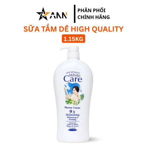 Sữa Tắm Sữa Dê - Sữa Tắm High Quality White Care Shower Cream 9x 1.15kg