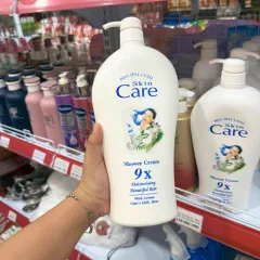 Phân phối sữa Tắm Sữa Dê - Sữa Tắm Hoa Mai Vàng  Skin Care Shower Cream 9x 1.15kg