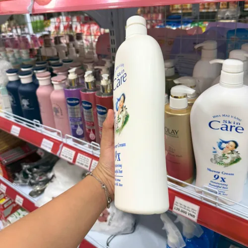 Phân phối sữa Tắm Sữa Dê - Sữa Tắm Hoa Mai Vàng  Skin Care Shower Cream 9x 1.15kg