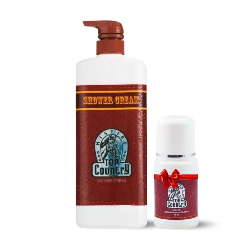 Sữa Tắm Top Country Ngựa Thái Lan Mistine 500ml/Chai - Tặng 1Lăn Nách Nam Ngựa Đỏ Top Country