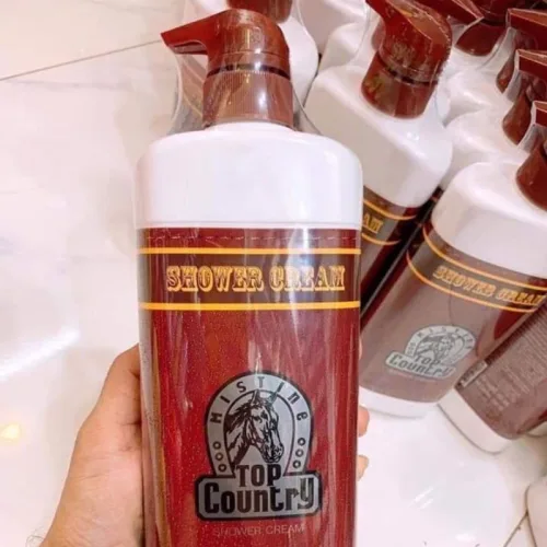 Sữa Tắm Top Country Ngựa Thái Lan Mistine 500ml/Chai - Tặng 1Lăn Nách Nam Ngựa Đỏ Top Country