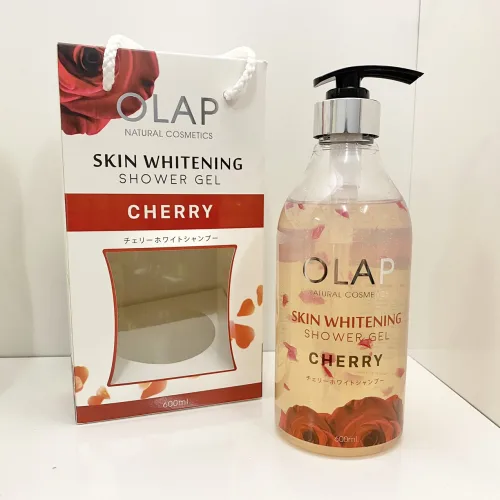 Phân phối sữa Tắm Trắng Da Olap Cherry Màu Đỏ 600ml