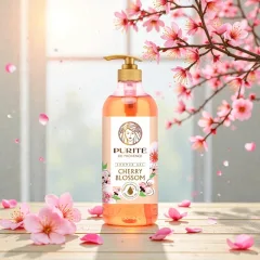 Sữa Tắm Purite Hương Hoa Anh Đào Cherry Blossom 1,1 lít - Sữa Tắm Dưỡng Sáng Da