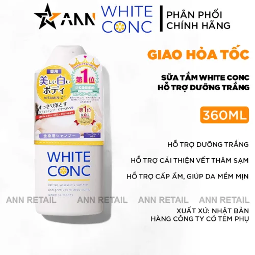 Sữa tắm White Conc 360ml Nhật Bản cho toàn thân