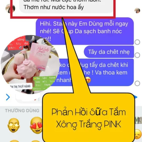 Sữa tắm xông trắng Pink Lady Shower