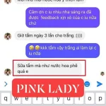 Sữa tắm xông trắng Pink Lady Shower