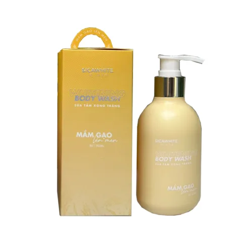 Khám phá Sữa Tắm Xông Trắng Sica White Mầm Gạo Lên Men thuộc nhóm Sica White