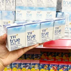 Phân phối sữa Tươi Tiệt Trùng Có Đường TH True Milk Lốc 4 Hộp Nhỏ (110ml/Hộp)