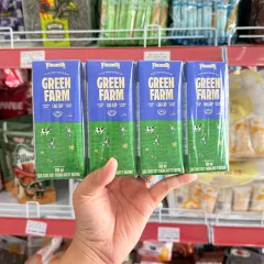 Sữa Tươi Tiệt Trùng Green Farm Rất Ít Đường Vinamilk 180ml/Hộp - Lốc 4 Hộp