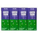 Sữa Tươi Tiệt Trùng Green Farm Rất Ít Đường Vinamilk 180ml/Hộp - Lốc 4 Hộp