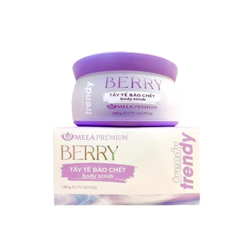 Tẩy Tế Bào Chết Berry Trendy Meea Premium Organic phù hợp để tham khảo khi chọn Tẩy tế bào chết, tắm trắng