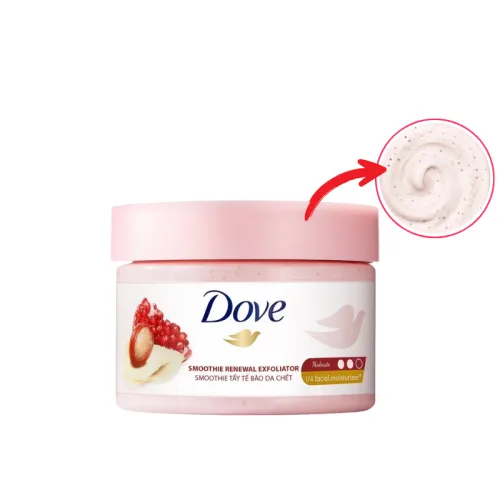 Tẩy Tế Bào Chết Body Dove Smoothie Renewal Exfoliator Hương Lựu Đỏ 298g – một lựa chọn đáng tham khảo trong dove