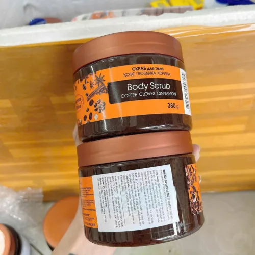 Body Scrub Cà Phê, Quế Hồi 380g Tẩy Tế Bào Chết Body