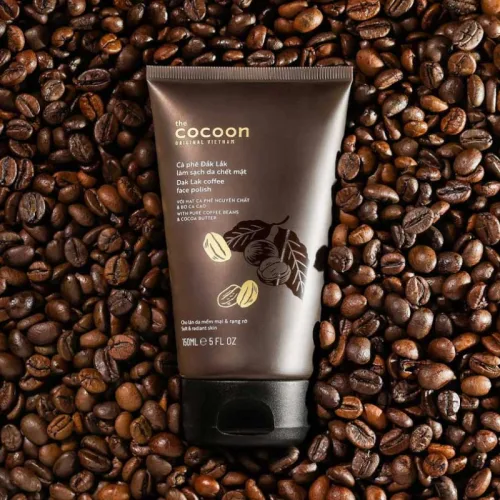 Tẩy Tế Bào Chết Mặt Cà Phê Dắk Lắk Cocoon 150ml
