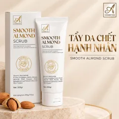 A Cosmetic Hạnh Nhân Smooth Almond Scrub 200g Tẩy Da Chết Mặt